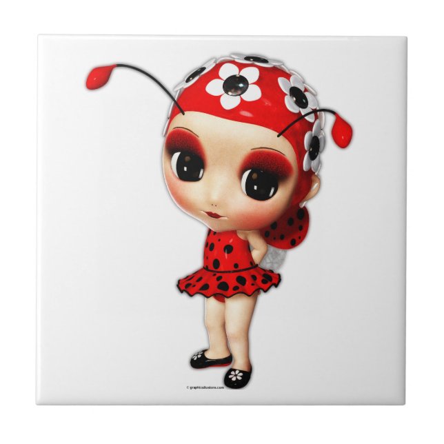 Azulejo Little Miss Ladybug (Frente)