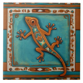Azulejo Lizard Southwestern Native American Southwest