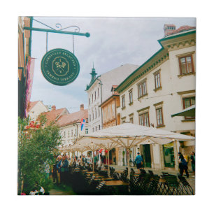 Azulejo Ljubljana Cityscape