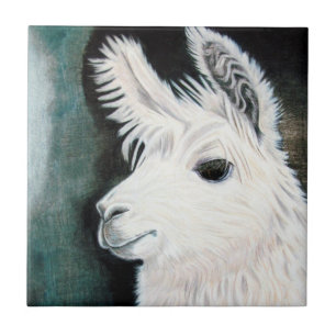 Azulejo Llama blanca
