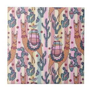 Azulejo Llamas en modelo de las rayas