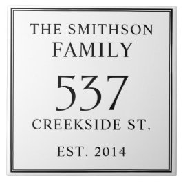 Azulejo Llave de la casa de direcciones establecida con fe