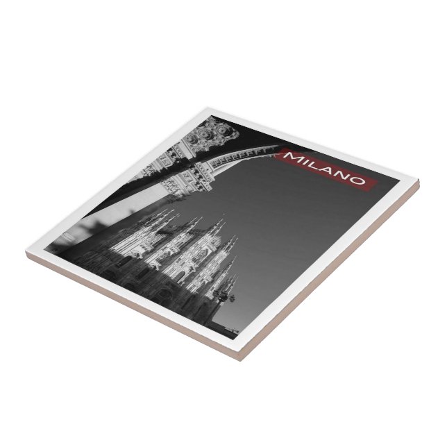 Azulejo LMD006 CATEDRAL MILÁN, Milán, Italia, (Lado)