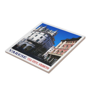 Azulejo LMD028 VARESE Via Vitt. Veneto, Italia,