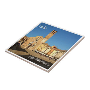 Azulejo LMD066 LODI Piazza della Vittoria, Italia