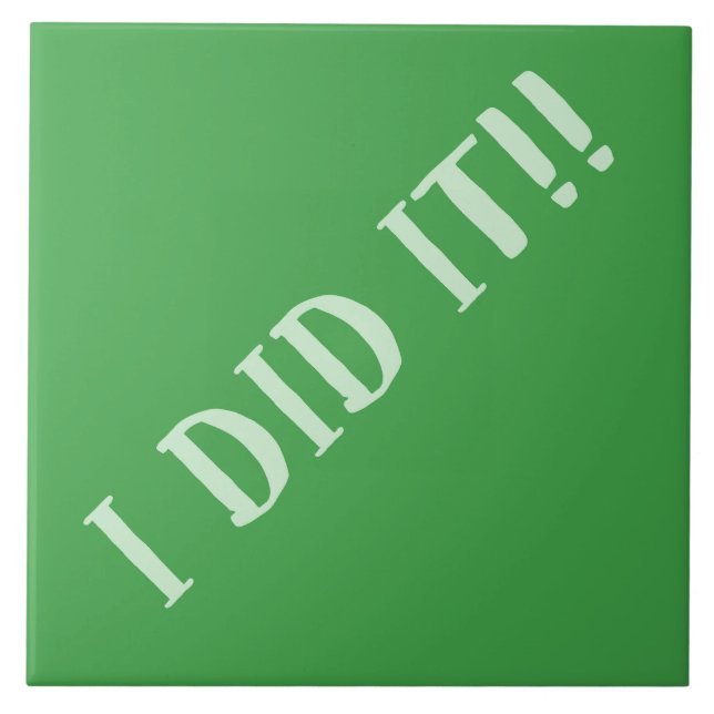 Azulejo Lo Hice Verde (Frente)