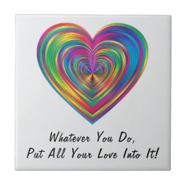 Azulejo "Lo que sea que hagas"