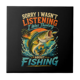 Azulejo Lo siento, estaba pensando en la pesca