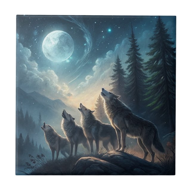 Azulejo Lobos (Frente)