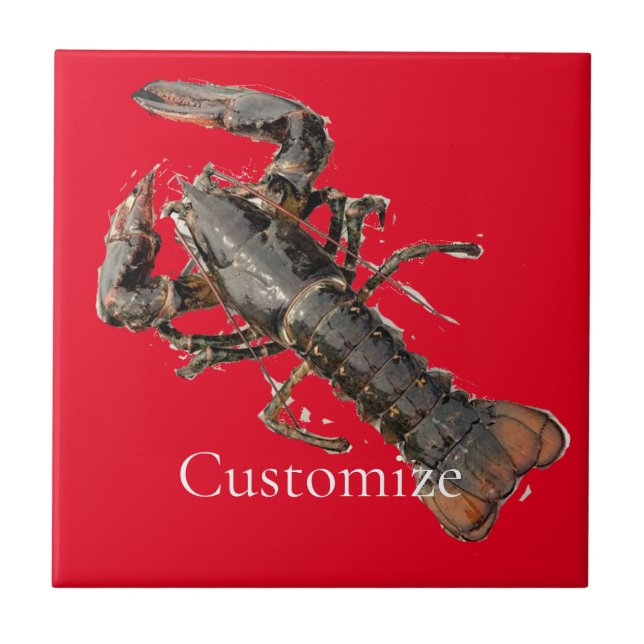Azulejo Lobster de Maine fresco Thunder_Cove (Frente)