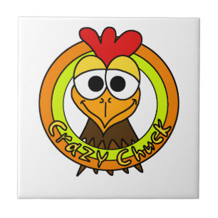 Azulejo Loco Chuck Chicken Head