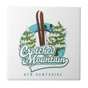 Azulejo Logo de la nueva montaña de hampshire