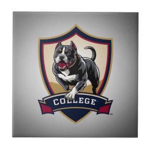 Azulejo Logo del PitBull College