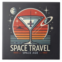 Logotipo de la Era Espacial de Martini Space Trave