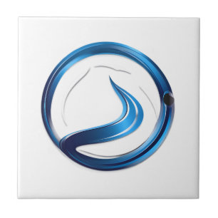 Azulejo logotipo de servicios de fontanería