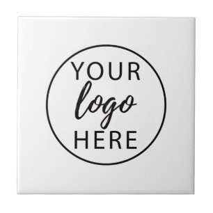 Azulejo Logotipo Empresarial Personalizado Simple