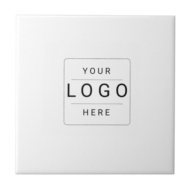 Azulejo Logotipo personalizado (Frente)