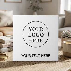 Azulejo Logotipo Promocional Personalizado – Sin Pedido Mí