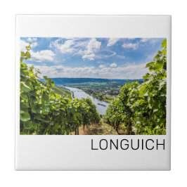 Azulejo Longuich Moselle Vineyard Panorama Alemania