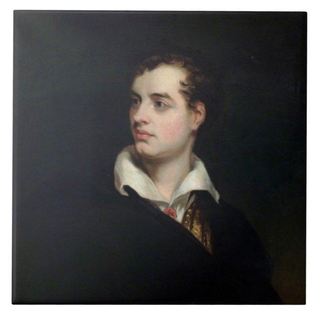 Azulejo Lord Byron (por Laslett John Pott) (Frente)