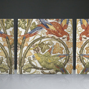 Azulejo Loros de De Morgan en la Colección de Parra