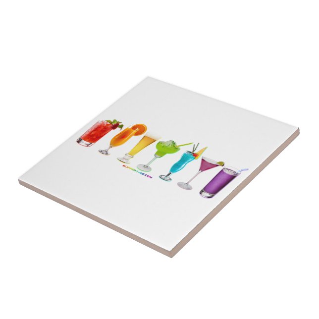 Azulejo Los aclamados cócteles de alcohol de SlipperyJoe g (Lado)