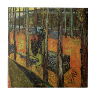 Azulejo Los Alyscamps (Cementerio) de Vincent van Gogh
