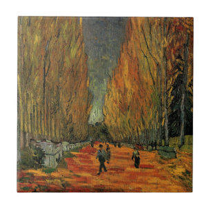 Azulejo Los Alyscamps (Cementerio) de Vincent van Gogh