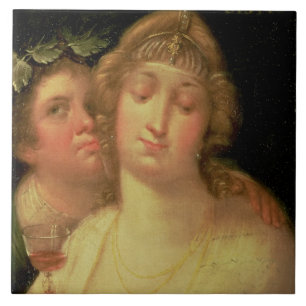 Azulejo Los cinco sentidos: Gusto