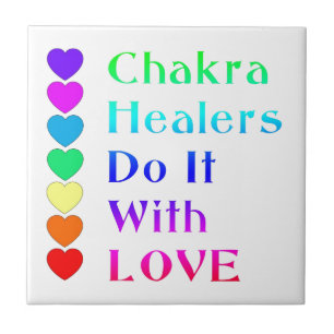 Azulejo Los curanderos Chakra lo hacen con amor en los col