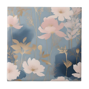 Azulejo Los ecos etéreos ocultan el rosa y el azul
