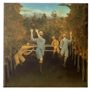 Azulejo Los futbolistas, 1908 (aceite en lona)