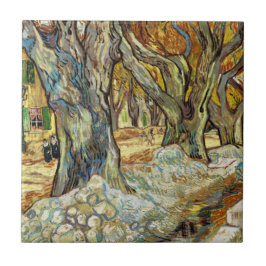 Azulejo Los Grandes Árboles Planos De Vincent Van Gogh