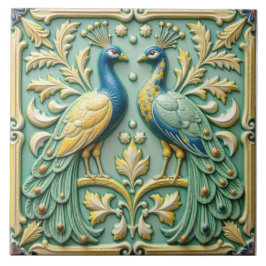 Azulejo Los guardianes de un jardín