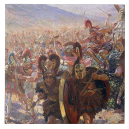 Azulejo Los héroes de la batalla de Maratón (Rochegrosse)