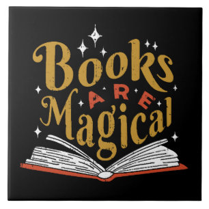 Azulejo Los libros antiguos son mágicos