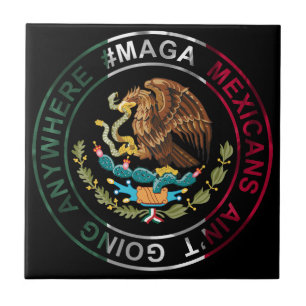 Azulejo Los mexicanos MAGA no se van a ninguna parte