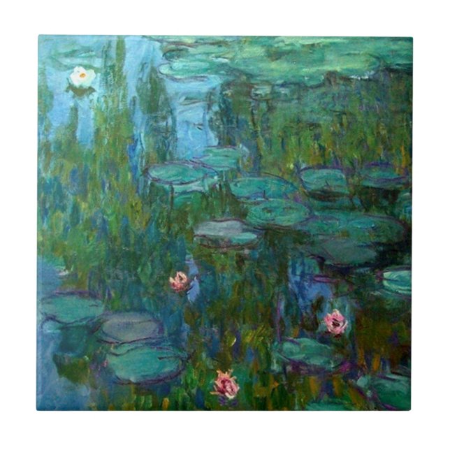 Azulejo Los ninféas de Claude Monet (Frente)