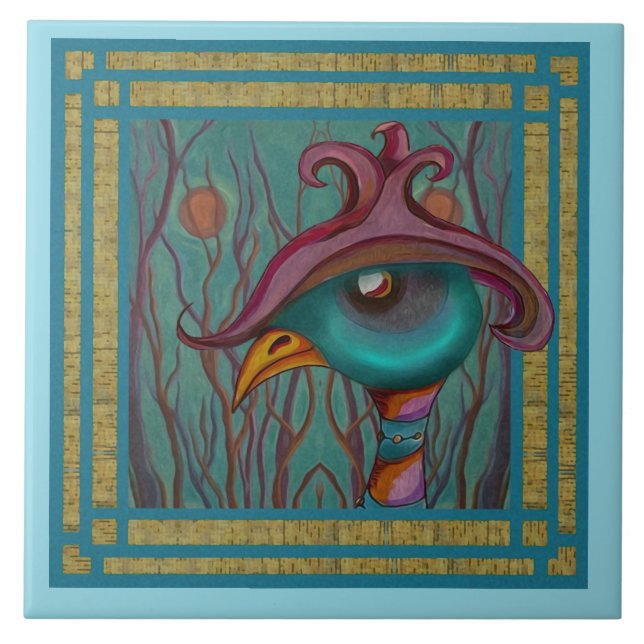 Azulejo Los pájaros (Frente)