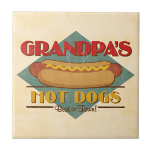 Azulejo Los perritos calientes del abuelo