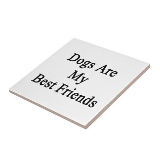 Azulejo Los perros son mis mejores amigos