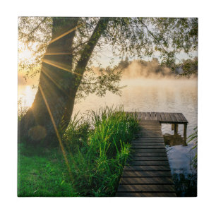 Azulejo Los primeros Sunrays en Wesslinger ven