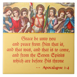 Azulejo Los Siete Archangels (CP 001; Cromolitografía)