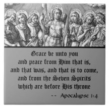 Los Siete Archangels (M 034; Grabado)