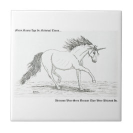 Azulejo Los Unicornios Son Reales