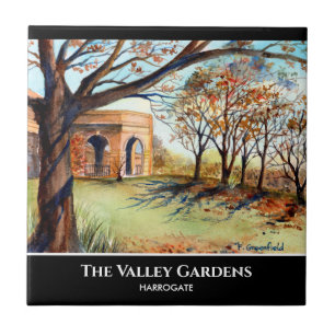 Azulejo Los Valles Jardines Harrogate por Farida Greenfiel