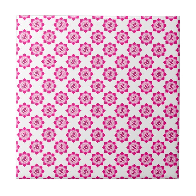 Azulejo Loto rosa (Frente)