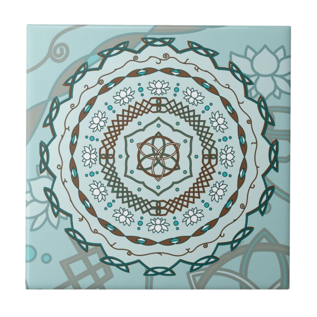 Azulejo Lotus Weave Tile (Frente)