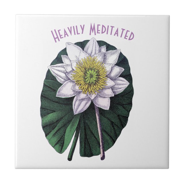 Azulejo Louts divertidos muy meditados (Frente)