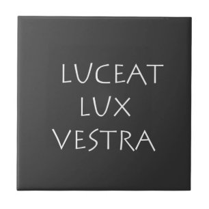 Azulejo Luceat lux vestra